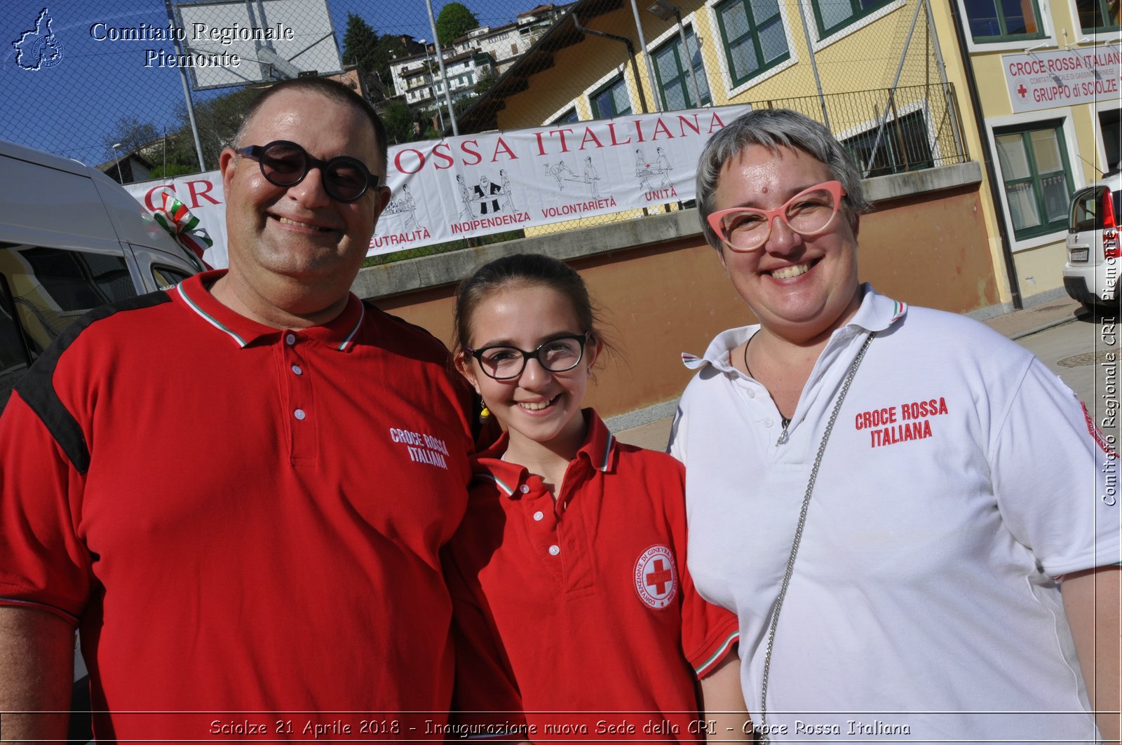 Sciolze 21 Aprile 2018 - Inaugurazione nuova Sede della CRI - Croce Rossa Italiana- Comitato Regionale del Piemonte