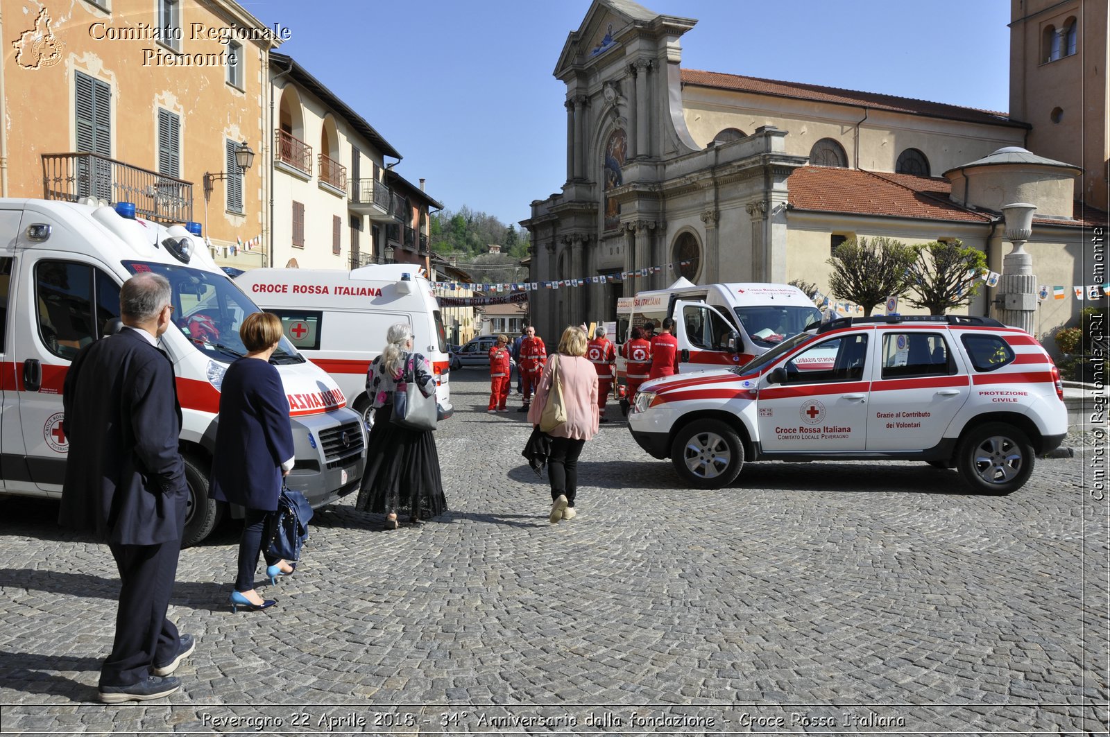 Peveragno 22 Aprile 2018 - 34 Anniversario dalla fondazione - Croce Rossa Italiana- Comitato Regionale del Piemonte