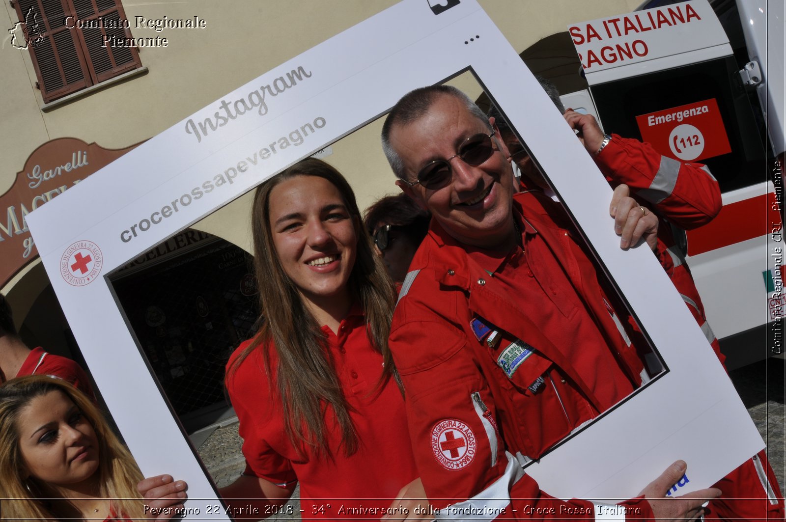 Peveragno 22 Aprile 2018 - 34 Anniversario dalla fondazione - Croce Rossa Italiana- Comitato Regionale del Piemonte