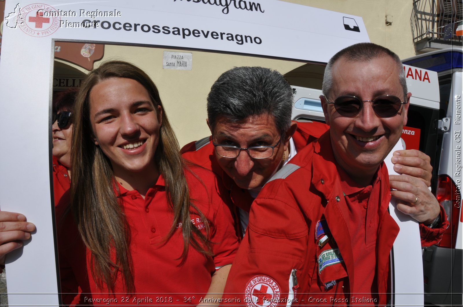 Peveragno 22 Aprile 2018 - 34 Anniversario dalla fondazione - Croce Rossa Italiana- Comitato Regionale del Piemonte