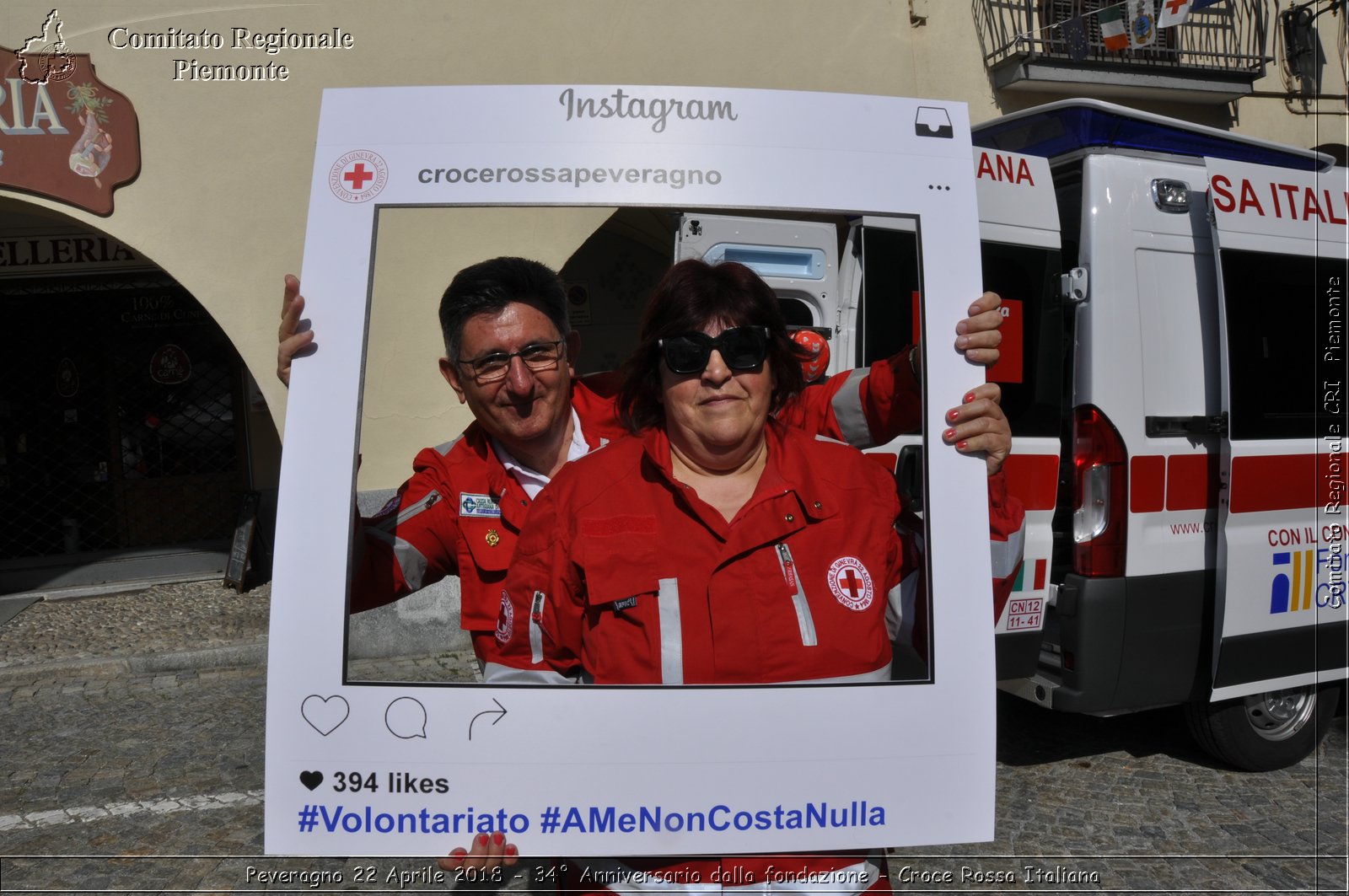 Peveragno 22 Aprile 2018 - 34 Anniversario dalla fondazione - Croce Rossa Italiana- Comitato Regionale del Piemonte