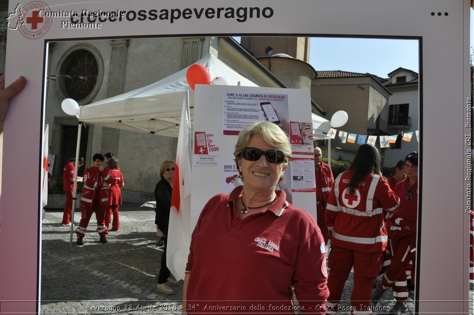 Peveragno 22 Aprile 2018 - 34 Anniversario dalla fondazione - Croce Rossa Italiana- Comitato Regionale del Piemonte