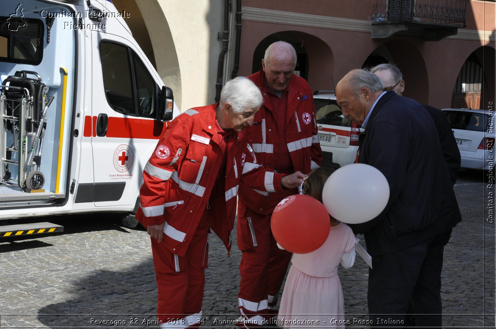 Peveragno 22 Aprile 2018 - 34 Anniversario dalla fondazione - Croce Rossa Italiana- Comitato Regionale del Piemonte