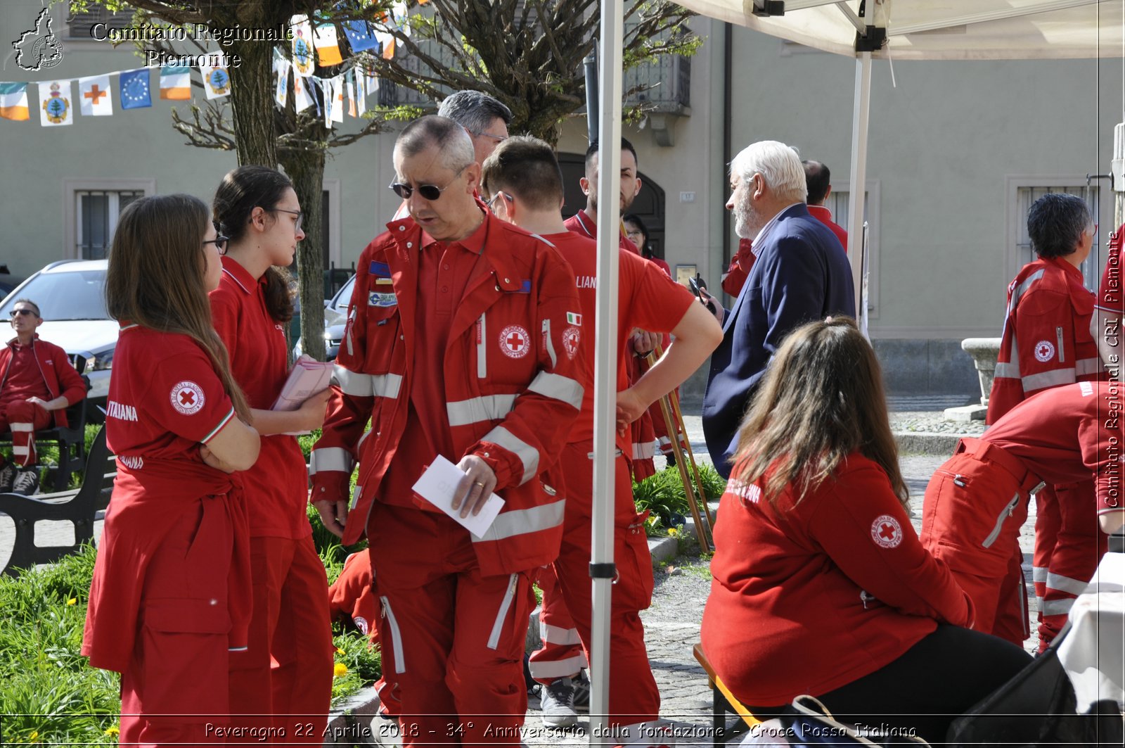 Peveragno 22 Aprile 2018 - 34 Anniversario dalla fondazione - Croce Rossa Italiana- Comitato Regionale del Piemonte