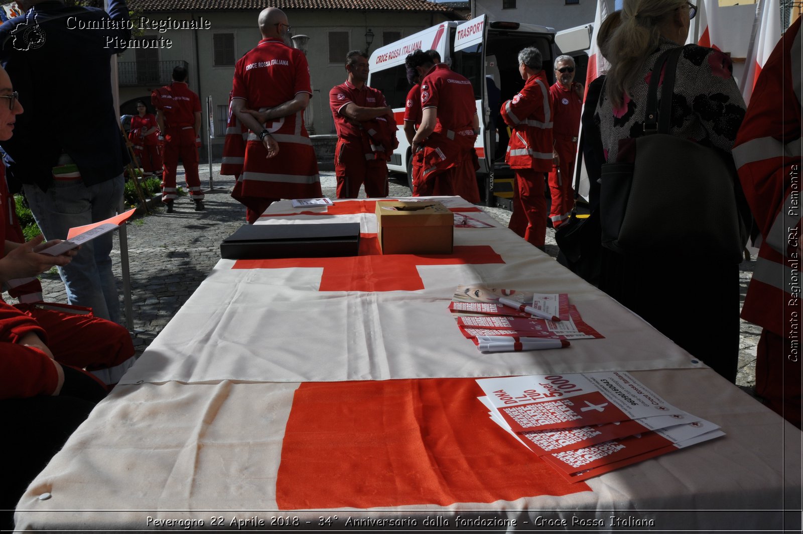 Peveragno 22 Aprile 2018 - 34 Anniversario dalla fondazione - Croce Rossa Italiana- Comitato Regionale del Piemonte