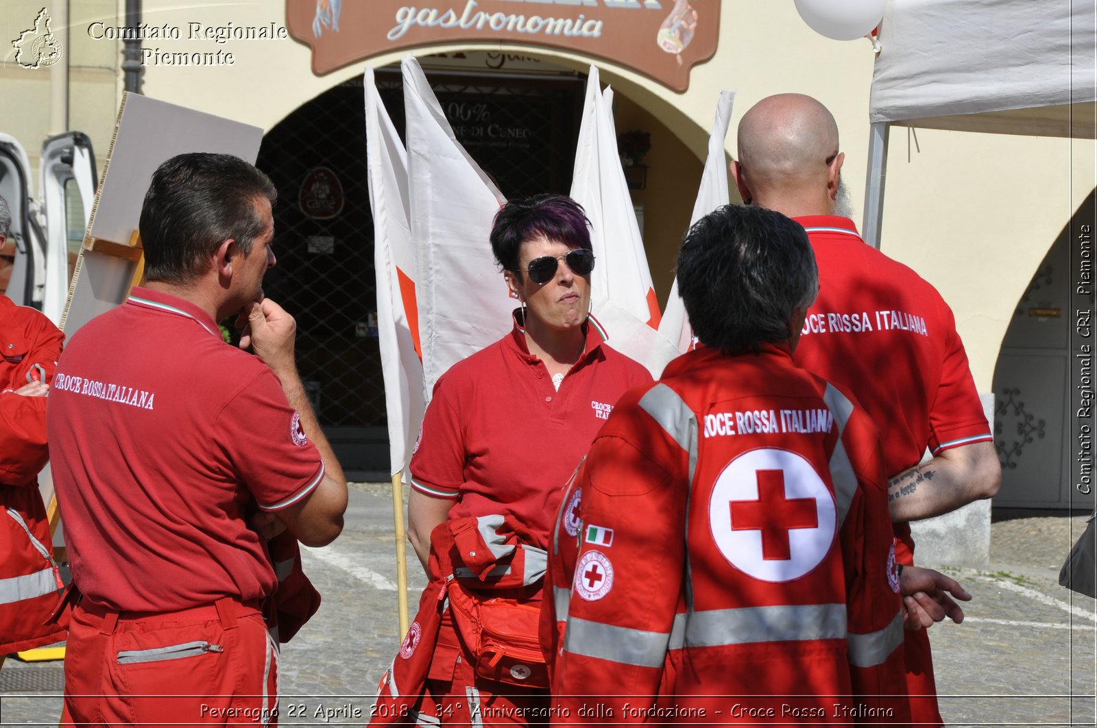 Peveragno 22 Aprile 2018 - 34 Anniversario dalla fondazione - Croce Rossa Italiana- Comitato Regionale del Piemonte