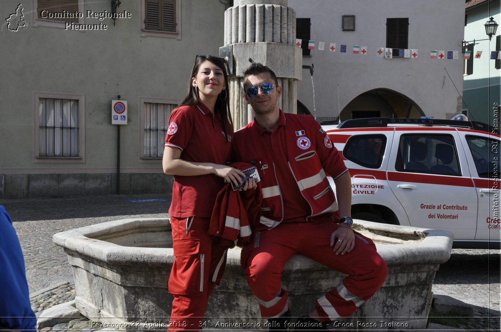 Peveragno 22 Aprile 2018 - 34 Anniversario dalla fondazione - Croce Rossa Italiana- Comitato Regionale del Piemonte