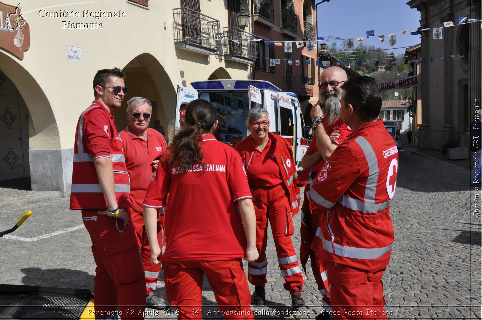 Peveragno 22 Aprile 2018 - 34 Anniversario dalla fondazione - Croce Rossa Italiana- Comitato Regionale del Piemonte