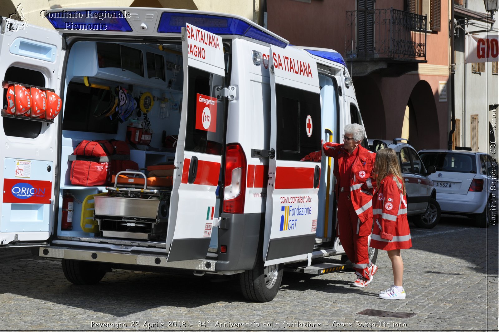 Peveragno 22 Aprile 2018 - 34 Anniversario dalla fondazione - Croce Rossa Italiana- Comitato Regionale del Piemonte