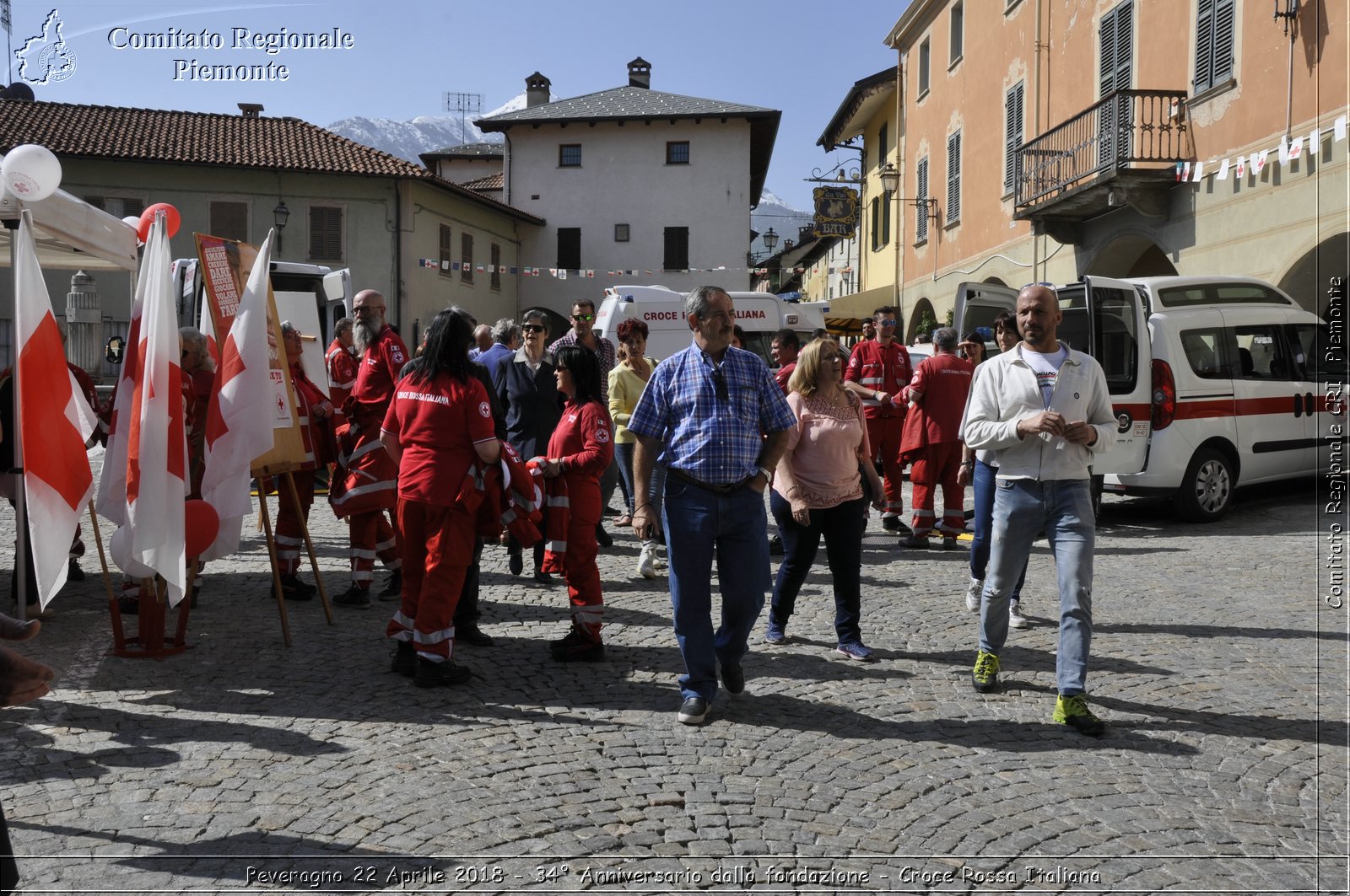 Peveragno 22 Aprile 2018 - 34 Anniversario dalla fondazione - Croce Rossa Italiana- Comitato Regionale del Piemonte