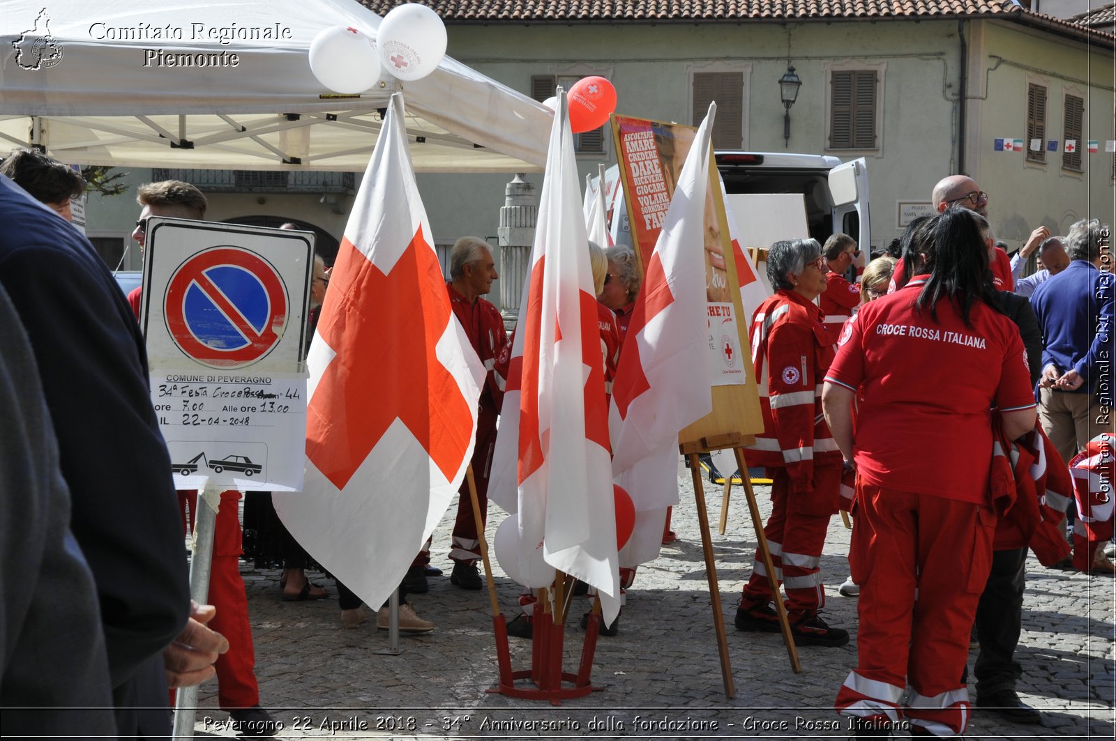 Peveragno 22 Aprile 2018 - 34 Anniversario dalla fondazione - Croce Rossa Italiana- Comitato Regionale del Piemonte