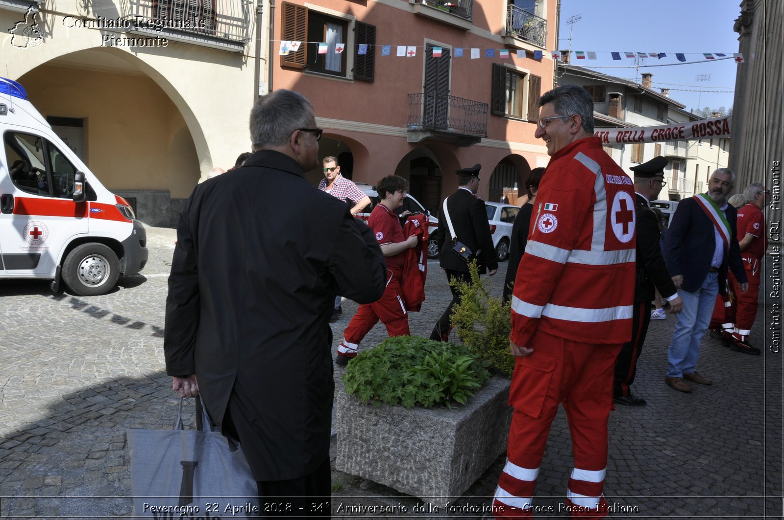 Peveragno 22 Aprile 2018 - 34 Anniversario dalla fondazione - Croce Rossa Italiana- Comitato Regionale del Piemonte