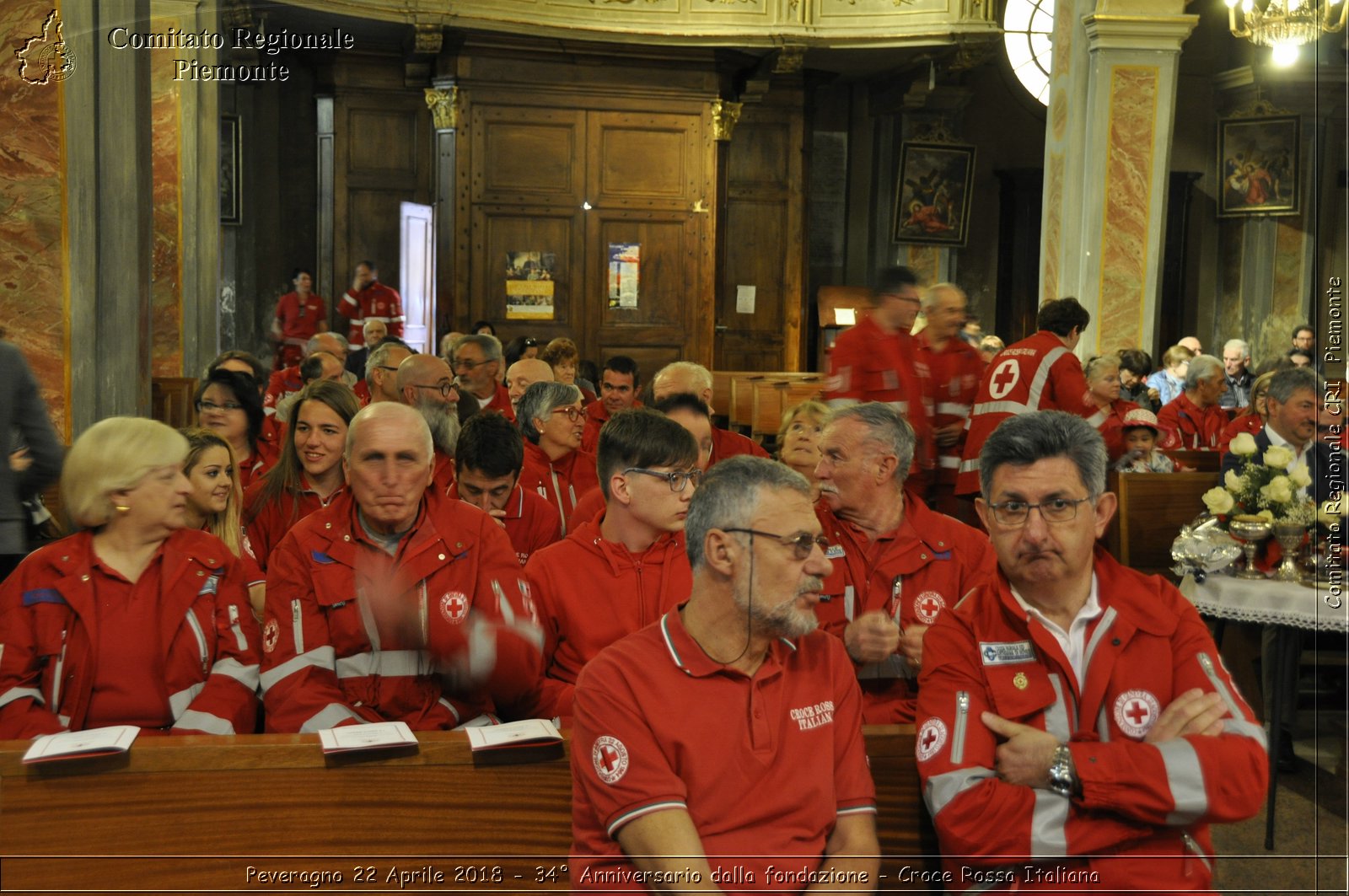 Peveragno 22 Aprile 2018 - 34 Anniversario dalla fondazione - Croce Rossa Italiana- Comitato Regionale del Piemonte