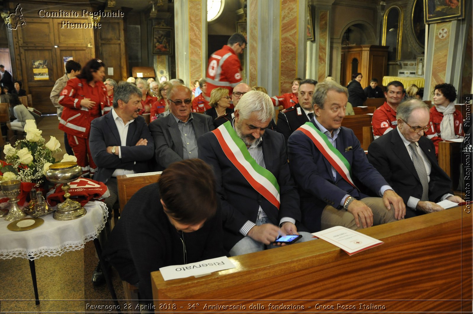 Peveragno 22 Aprile 2018 - 34 Anniversario dalla fondazione - Croce Rossa Italiana- Comitato Regionale del Piemonte