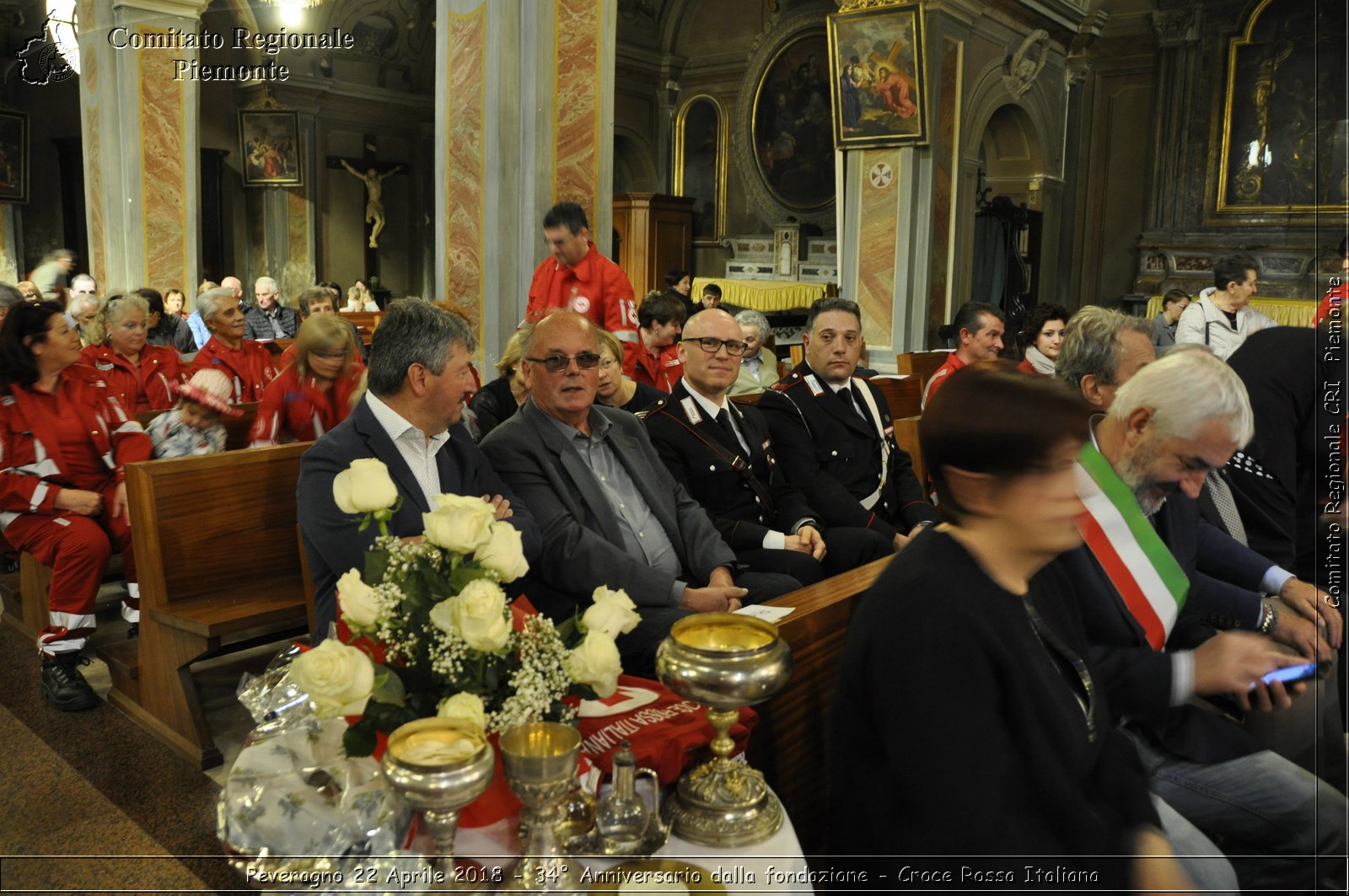 Peveragno 22 Aprile 2018 - 34 Anniversario dalla fondazione - Croce Rossa Italiana- Comitato Regionale del Piemonte