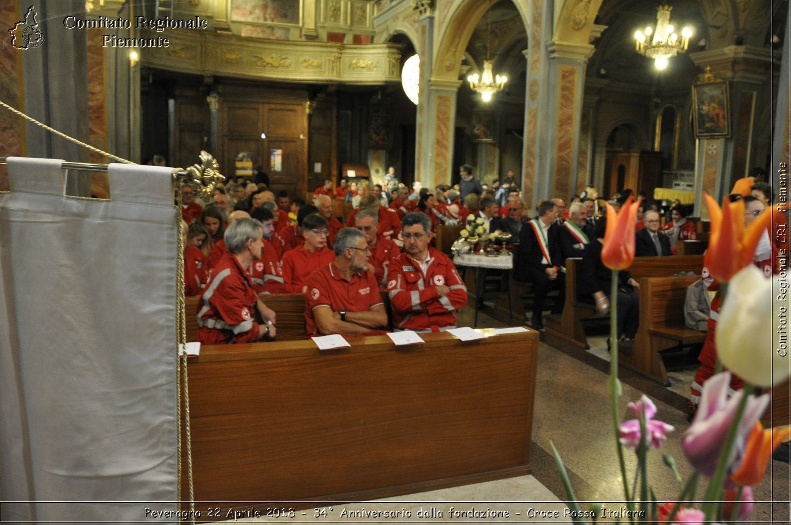 Peveragno 22 Aprile 2018 - 34 Anniversario dalla fondazione - Croce Rossa Italiana- Comitato Regionale del Piemonte