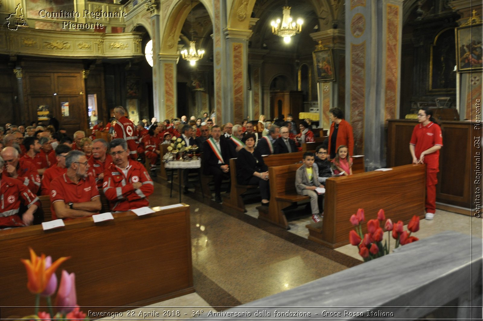 Peveragno 22 Aprile 2018 - 34 Anniversario dalla fondazione - Croce Rossa Italiana- Comitato Regionale del Piemonte