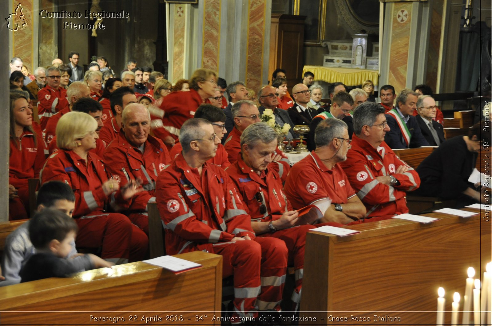 Peveragno 22 Aprile 2018 - 34 Anniversario dalla fondazione - Croce Rossa Italiana- Comitato Regionale del Piemonte