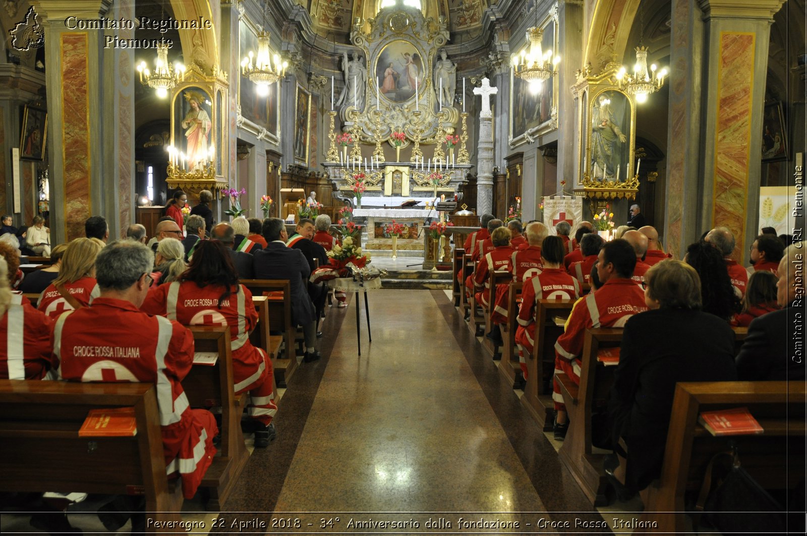 Peveragno 22 Aprile 2018 - 34 Anniversario dalla fondazione - Croce Rossa Italiana- Comitato Regionale del Piemonte