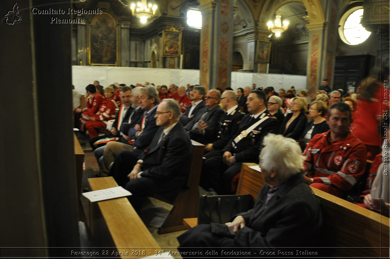 Peveragno 22 Aprile 2018 - 34 Anniversario dalla fondazione - Croce Rossa Italiana- Comitato Regionale del Piemonte