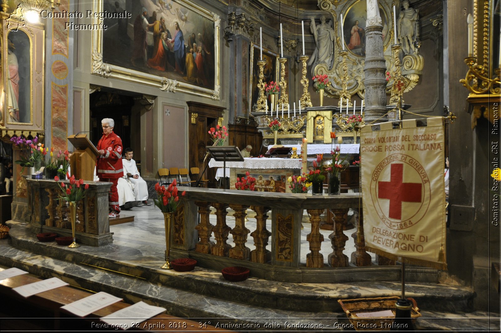 Peveragno 22 Aprile 2018 - 34 Anniversario dalla fondazione - Croce Rossa Italiana- Comitato Regionale del Piemonte