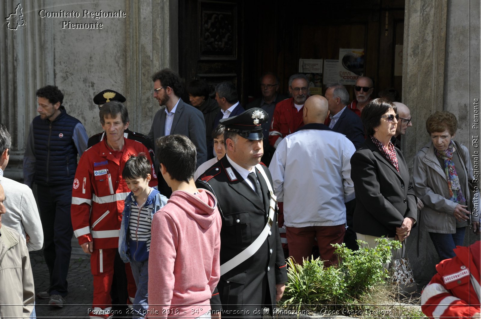 Peveragno 22 Aprile 2018 - 34 Anniversario dalla fondazione - Croce Rossa Italiana- Comitato Regionale del Piemonte