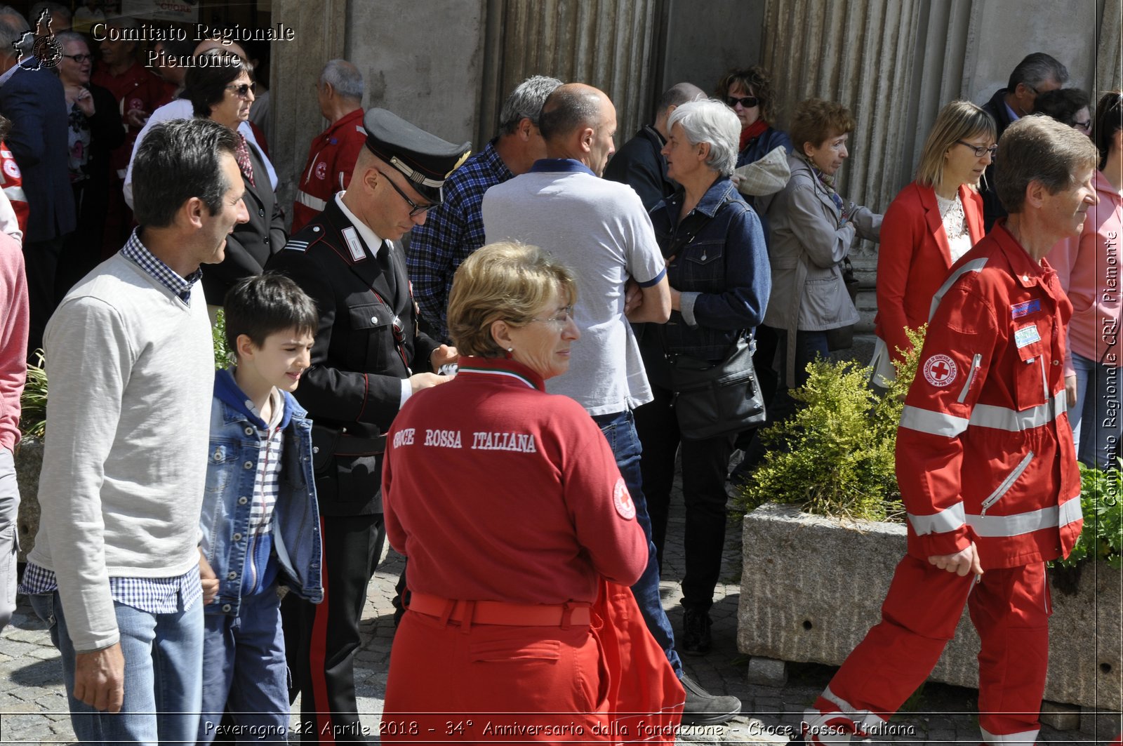 Peveragno 22 Aprile 2018 - 34 Anniversario dalla fondazione - Croce Rossa Italiana- Comitato Regionale del Piemonte