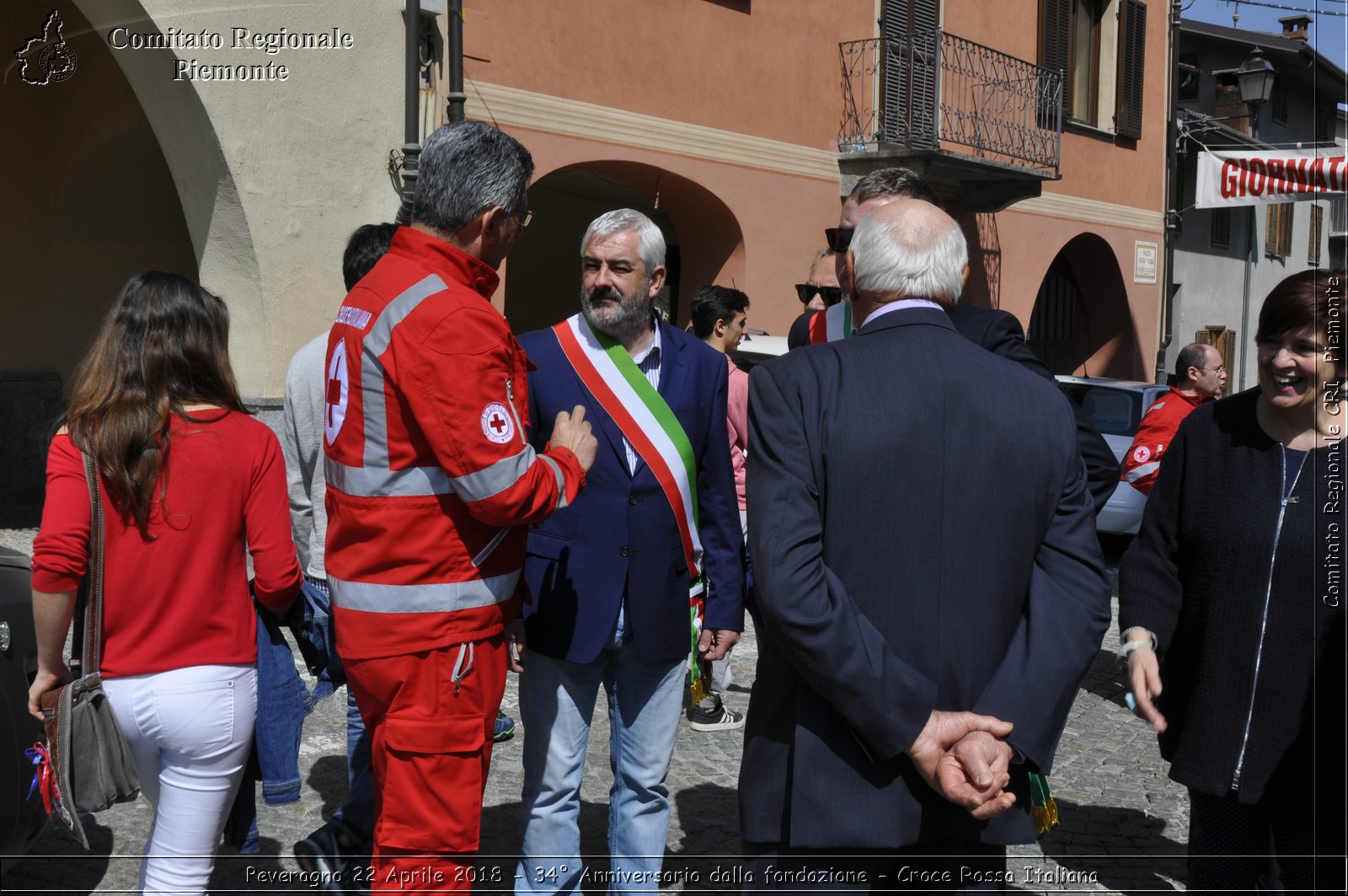 Peveragno 22 Aprile 2018 - 34 Anniversario dalla fondazione - Croce Rossa Italiana- Comitato Regionale del Piemonte