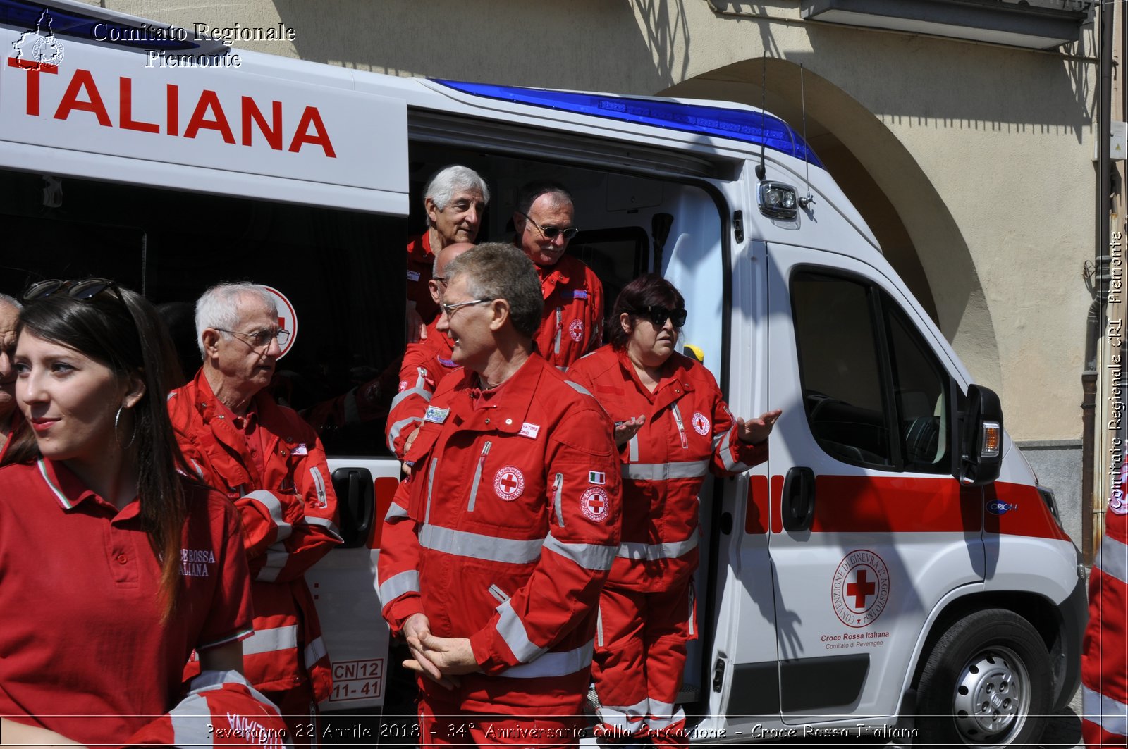 Peveragno 22 Aprile 2018 - 34 Anniversario dalla fondazione - Croce Rossa Italiana- Comitato Regionale del Piemonte