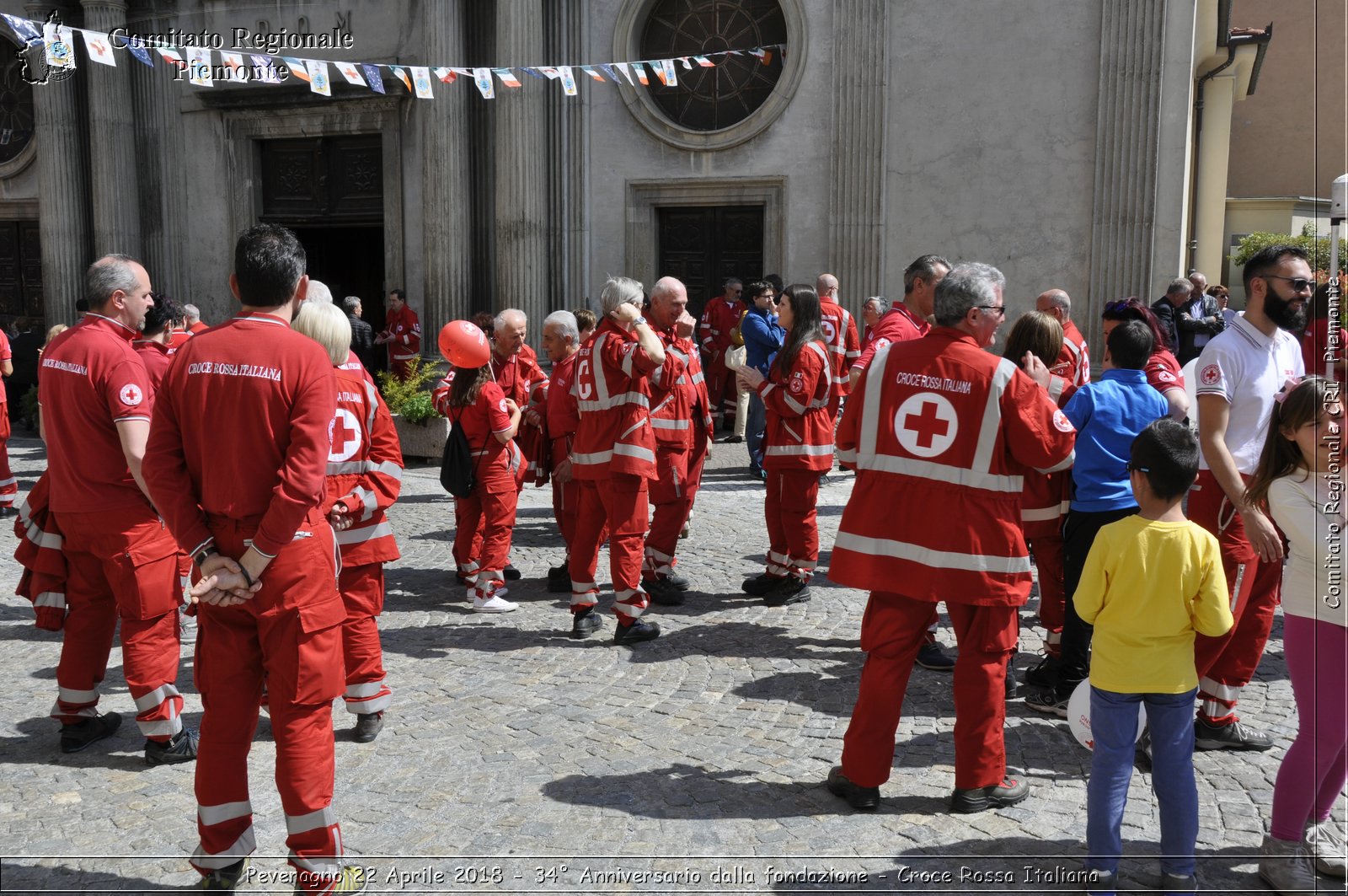 Peveragno 22 Aprile 2018 - 34 Anniversario dalla fondazione - Croce Rossa Italiana- Comitato Regionale del Piemonte