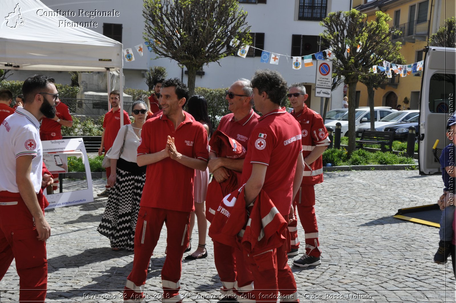 Peveragno 22 Aprile 2018 - 34 Anniversario dalla fondazione - Croce Rossa Italiana- Comitato Regionale del Piemonte