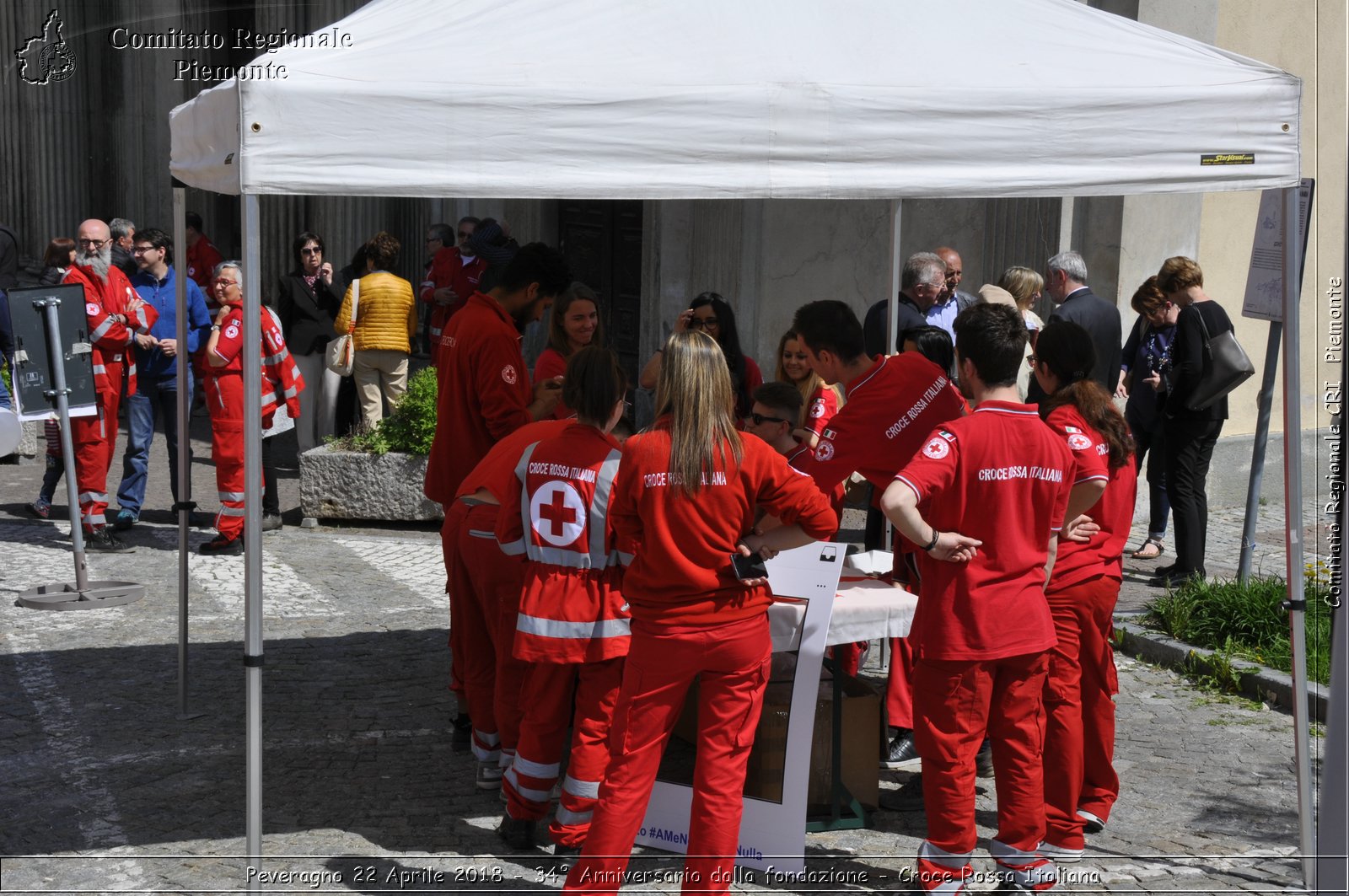 Peveragno 22 Aprile 2018 - 34 Anniversario dalla fondazione - Croce Rossa Italiana- Comitato Regionale del Piemonte