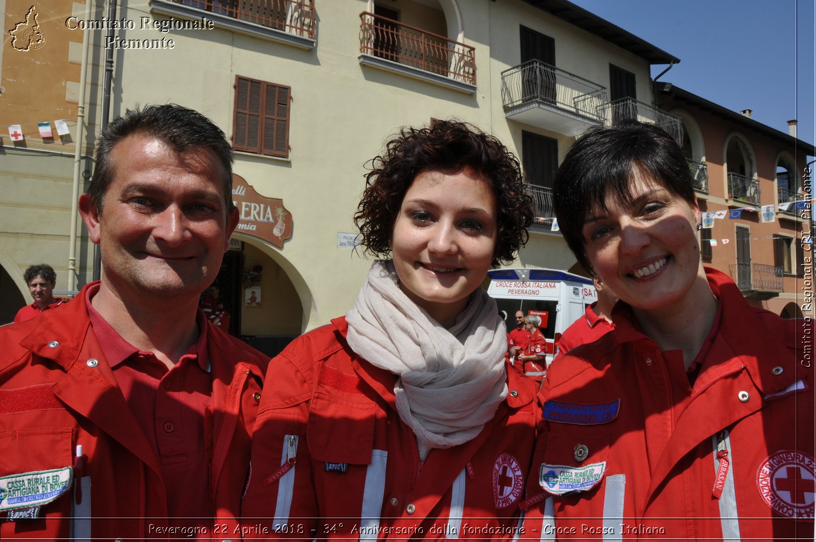 Peveragno 22 Aprile 2018 - 34 Anniversario dalla fondazione - Croce Rossa Italiana- Comitato Regionale del Piemonte