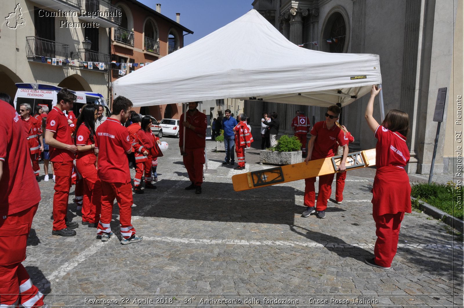 Peveragno 22 Aprile 2018 - 34 Anniversario dalla fondazione - Croce Rossa Italiana- Comitato Regionale del Piemonte