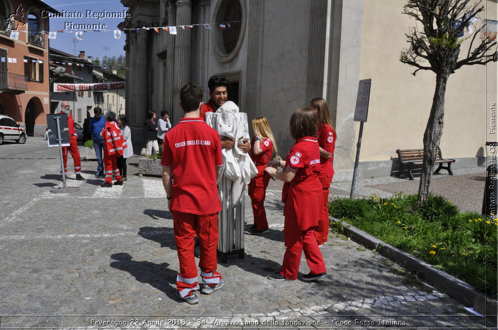 Peveragno 22 Aprile 2018 - 34 Anniversario dalla fondazione - Croce Rossa Italiana- Comitato Regionale del Piemonte