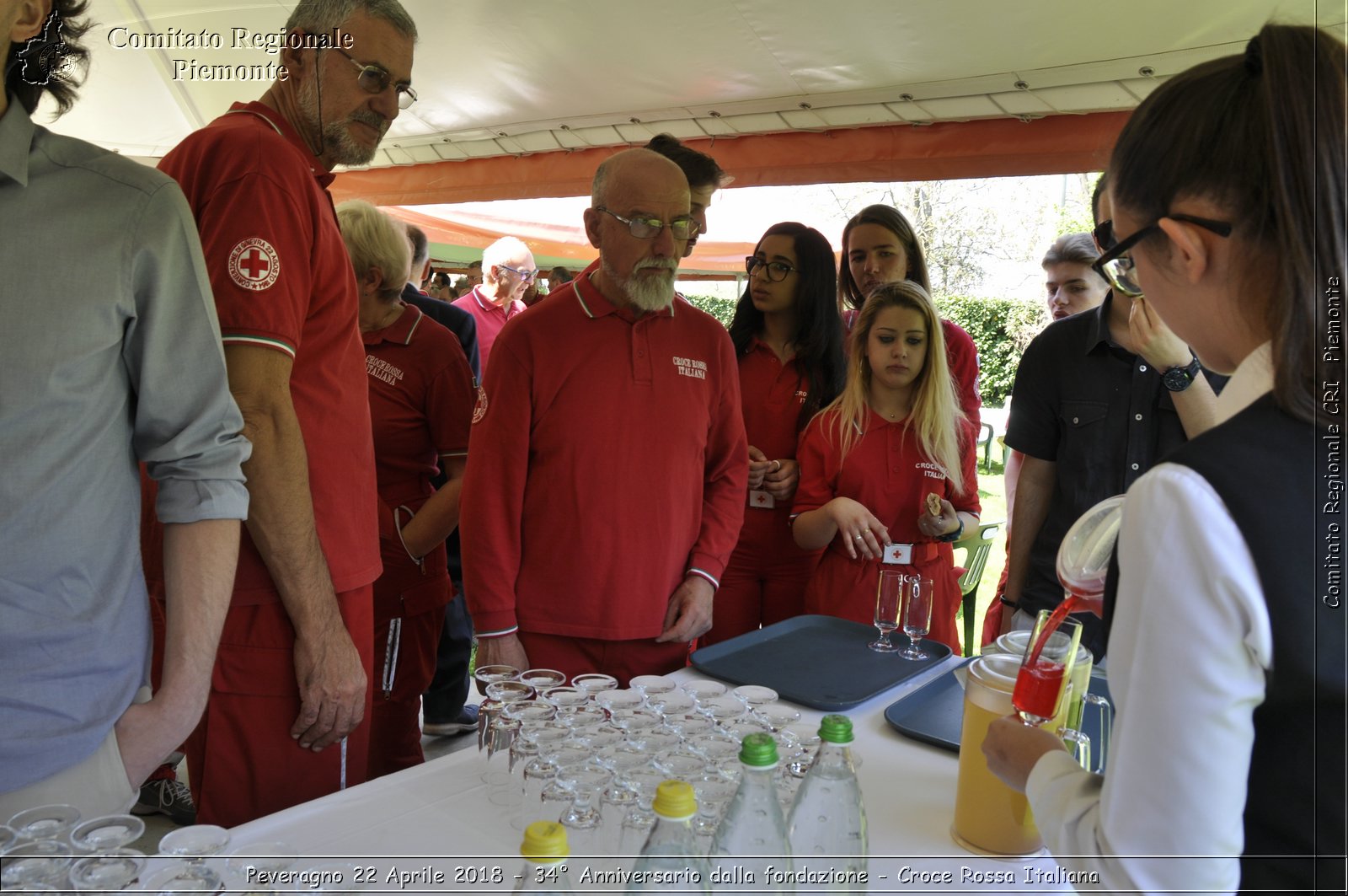 Peveragno 22 Aprile 2018 - 34 Anniversario dalla fondazione - Croce Rossa Italiana- Comitato Regionale del Piemonte