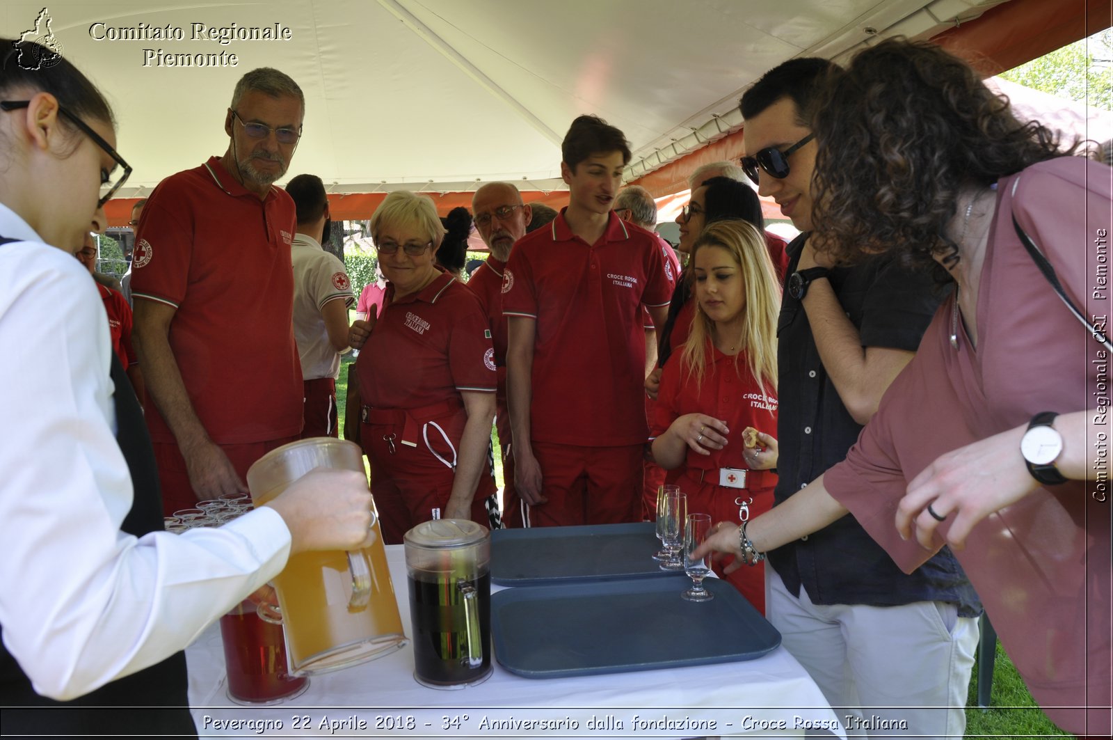 Peveragno 22 Aprile 2018 - 34 Anniversario dalla fondazione - Croce Rossa Italiana- Comitato Regionale del Piemonte