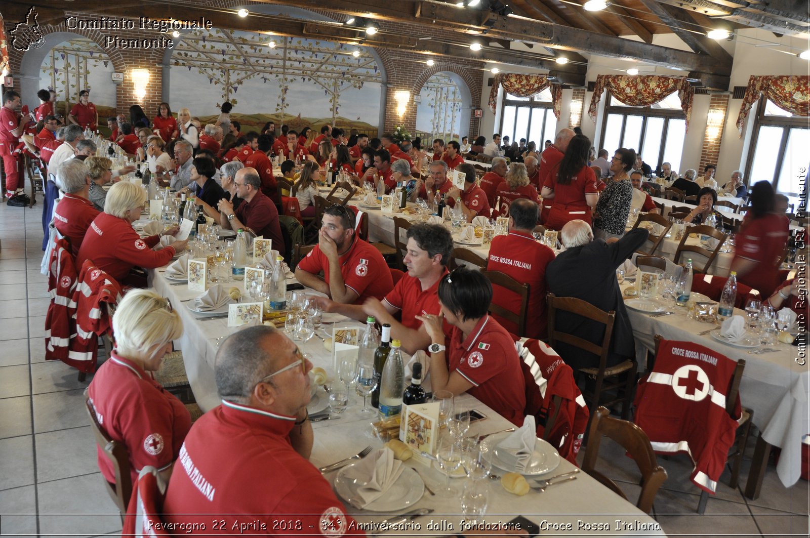 Peveragno 22 Aprile 2018 - 34 Anniversario dalla fondazione - Croce Rossa Italiana- Comitato Regionale del Piemonte