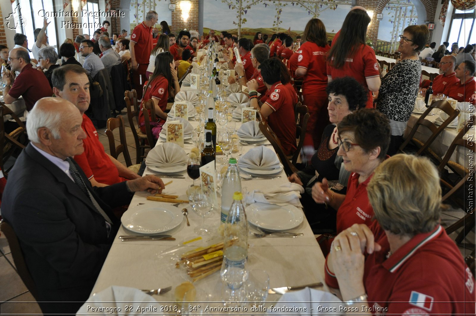 Peveragno 22 Aprile 2018 - 34 Anniversario dalla fondazione - Croce Rossa Italiana- Comitato Regionale del Piemonte