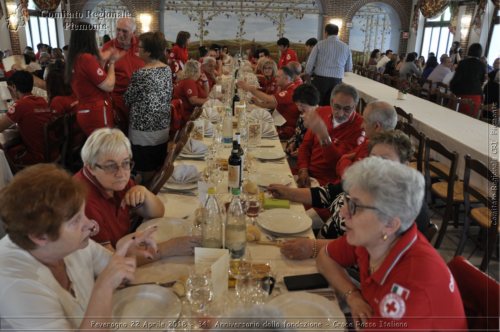 Peveragno 22 Aprile 2018 - 34 Anniversario dalla fondazione - Croce Rossa Italiana- Comitato Regionale del Piemonte