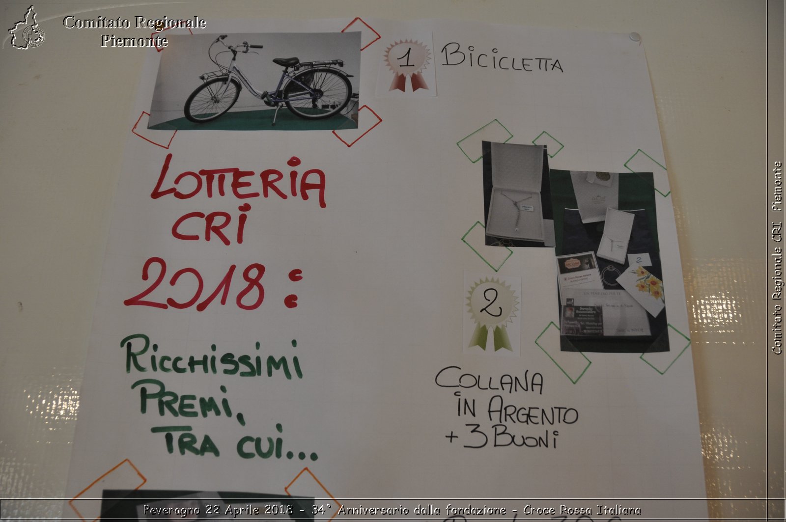 Peveragno 22 Aprile 2018 - 34 Anniversario dalla fondazione - Croce Rossa Italiana- Comitato Regionale del Piemonte