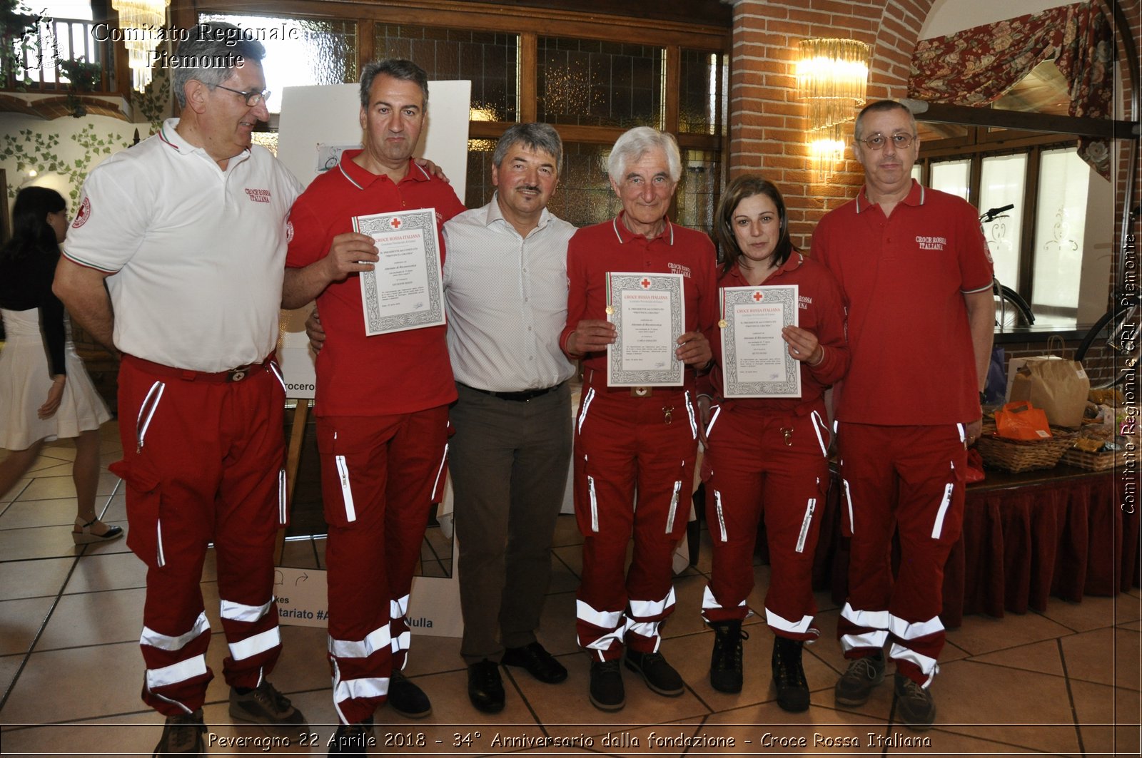 Peveragno 22 Aprile 2018 - 34 Anniversario dalla fondazione - Croce Rossa Italiana- Comitato Regionale del Piemonte