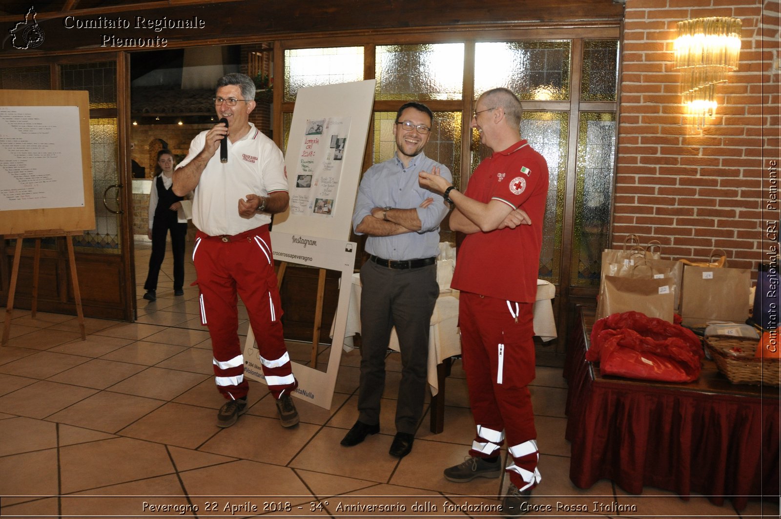 Peveragno 22 Aprile 2018 - 34 Anniversario dalla fondazione - Croce Rossa Italiana- Comitato Regionale del Piemonte