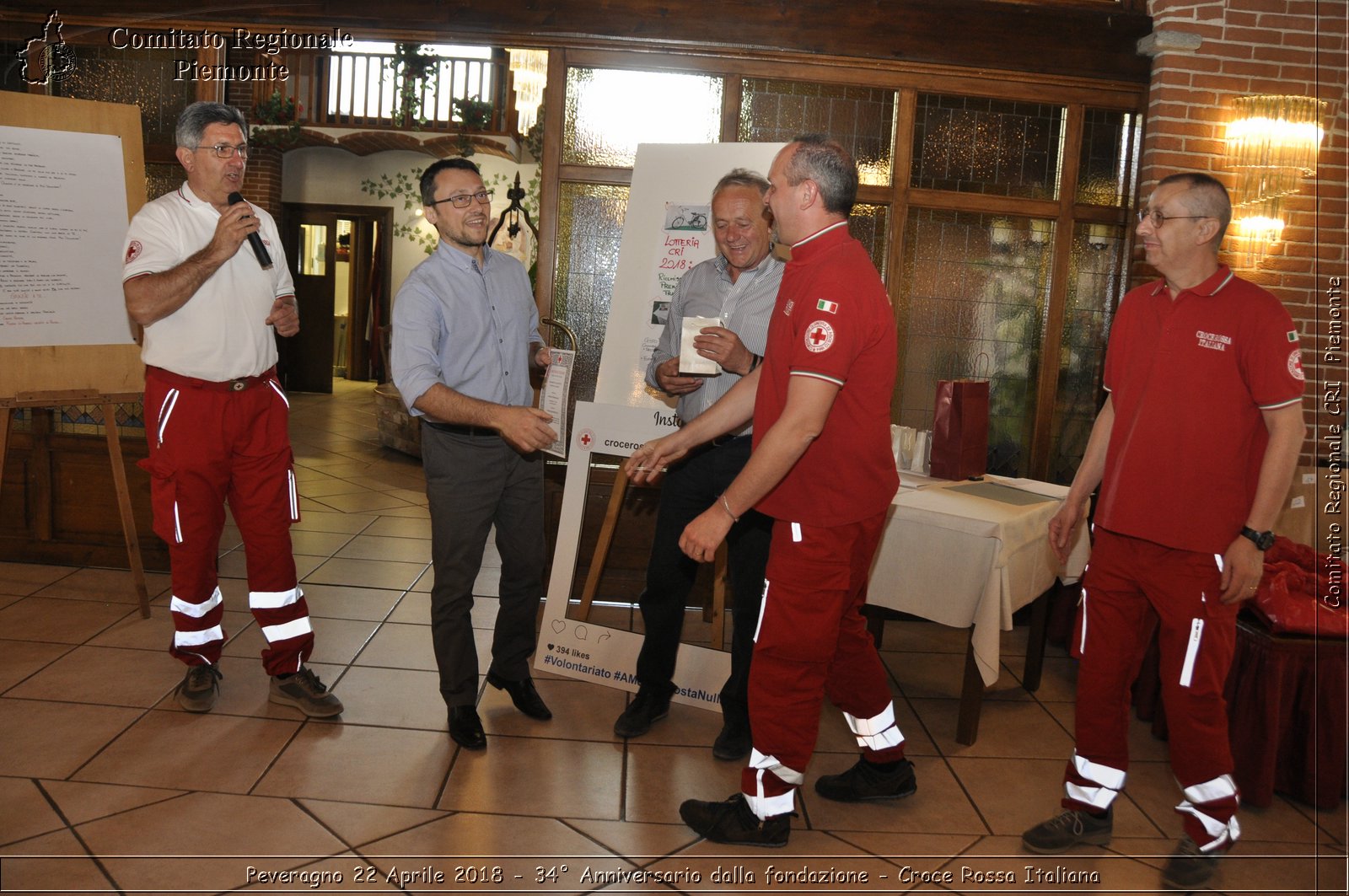 Peveragno 22 Aprile 2018 - 34 Anniversario dalla fondazione - Croce Rossa Italiana- Comitato Regionale del Piemonte