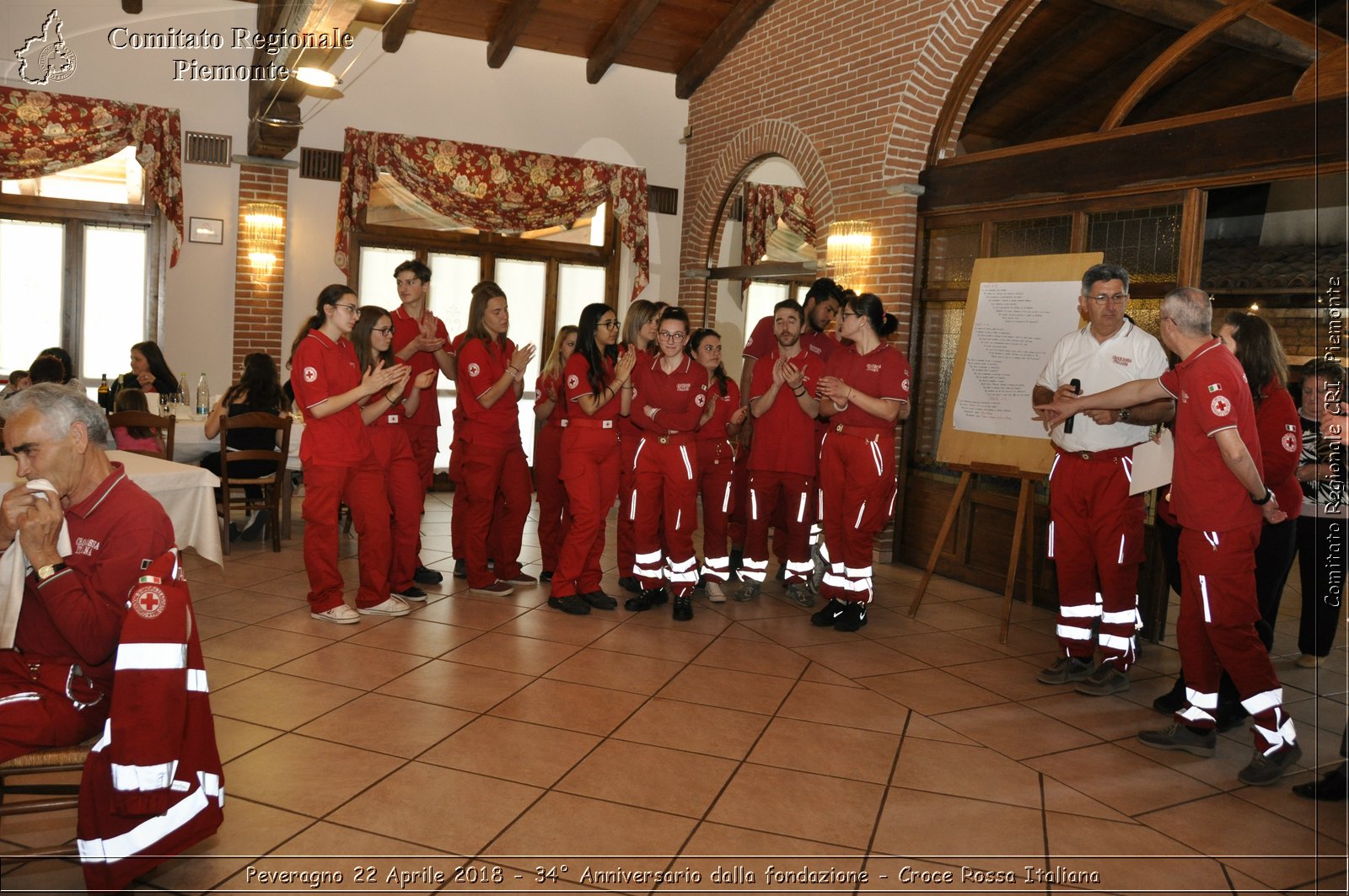 Peveragno 22 Aprile 2018 - 34 Anniversario dalla fondazione - Croce Rossa Italiana- Comitato Regionale del Piemonte