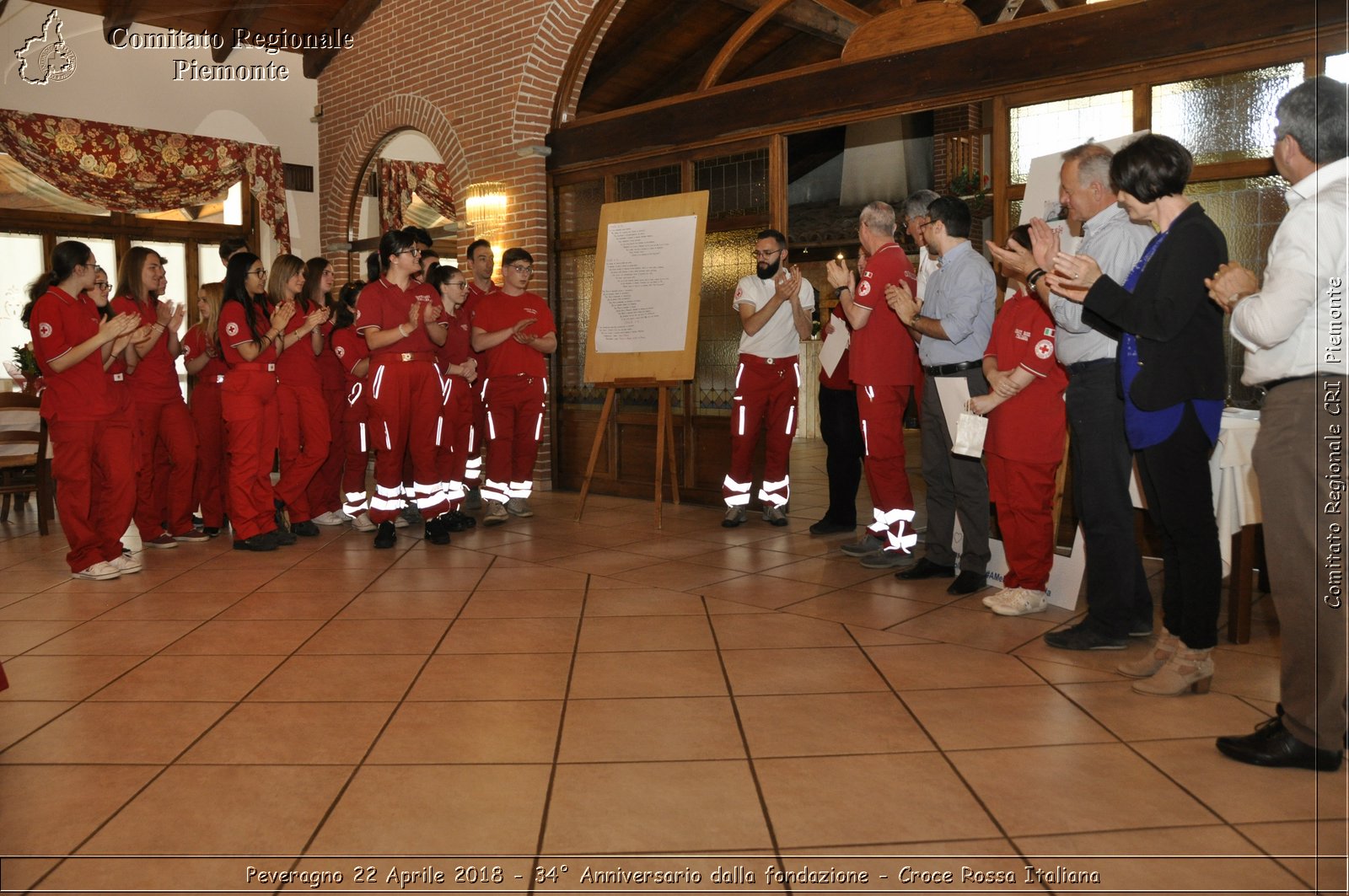 Peveragno 22 Aprile 2018 - 34 Anniversario dalla fondazione - Croce Rossa Italiana- Comitato Regionale del Piemonte