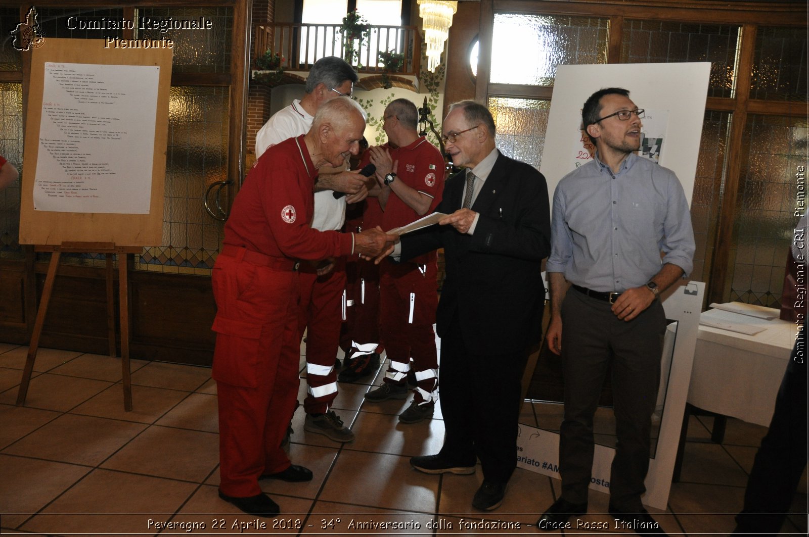 Peveragno 22 Aprile 2018 - 34 Anniversario dalla fondazione - Croce Rossa Italiana- Comitato Regionale del Piemonte