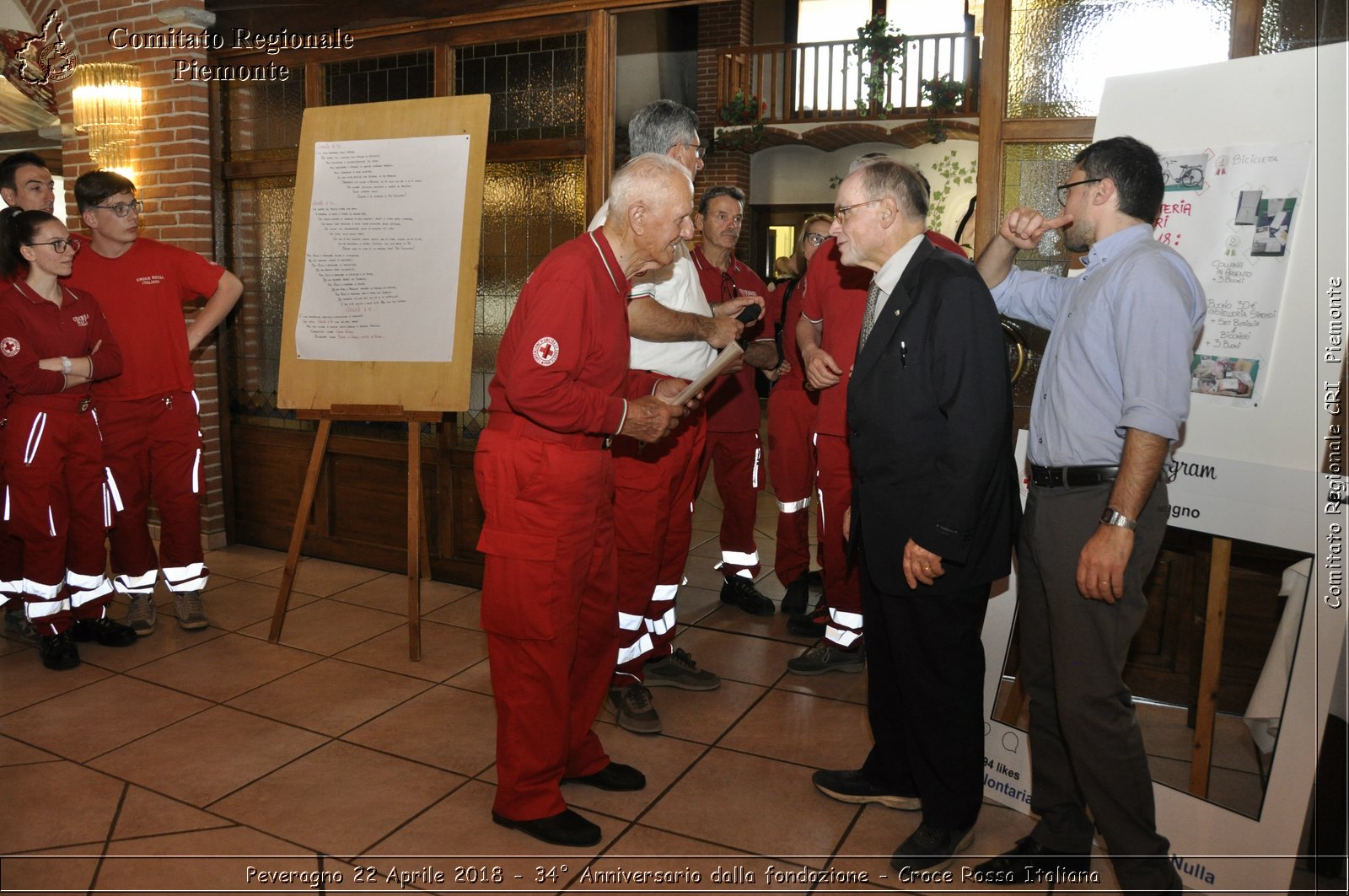 Peveragno 22 Aprile 2018 - 34 Anniversario dalla fondazione - Croce Rossa Italiana- Comitato Regionale del Piemonte