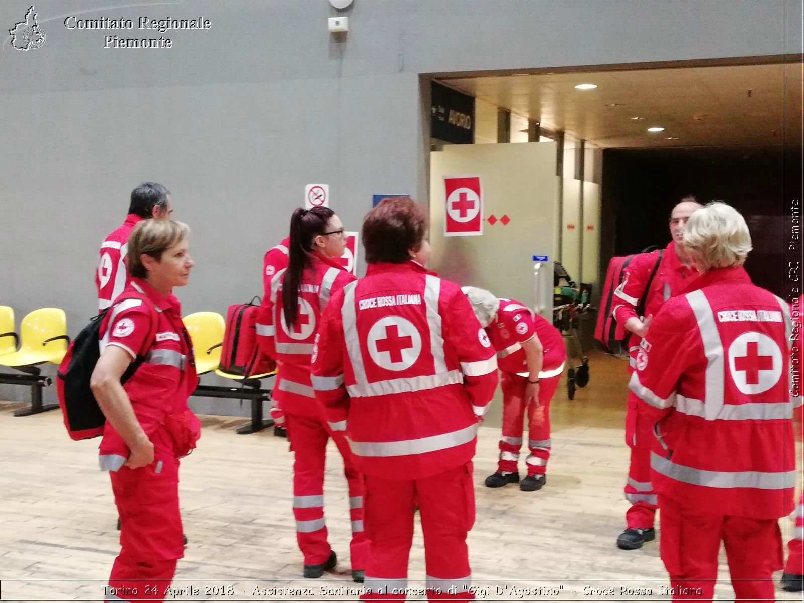 Torino 24 Aprile 2018 - Assistenza Sanitaria al concerto di "Gigi D'Agostino" - Croce Rossa Italiana- Comitato Regionale del Piemonte