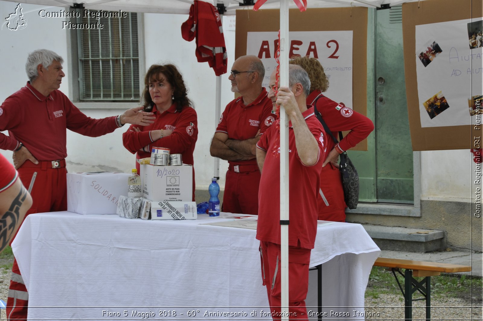 Fiano 5 Maggio 2018 - 60 Anniversario di fondazione - Croce Rossa Italiana- Comitato Regionale del Piemonte